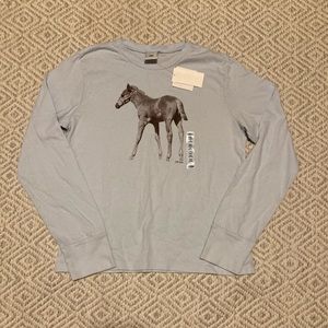 Old Navy Girls Horse Long Sleeve- Size XXL